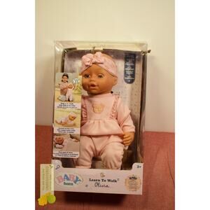 BABY Born Learn to Walk Baby Doll Olivia - Gray Green Eyes (Marks)